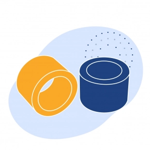 Втулка бронзовая 95 мм БРК1Н3