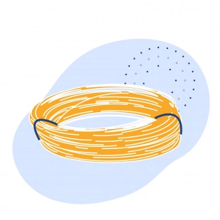 Кабель монтажный 7х0.75 мм2 МКШ многожильный