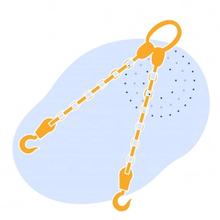 Строп цепной 2сц 4 м 17 т