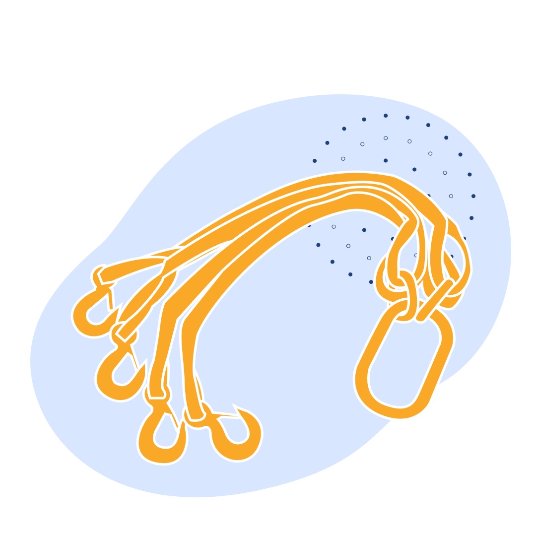 Строп текстильный 4СТ 2 м 2.5 т