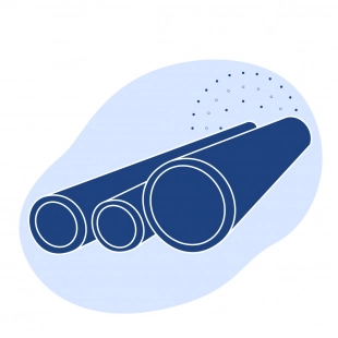 Труба нержавеющая электросварная 51х1.5 мм 04Х17Т ГОСТ 11068-81