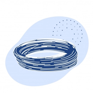 Проволока оцинкованная канатная 0.85 мм 10пс ГОСТ 7372-79
