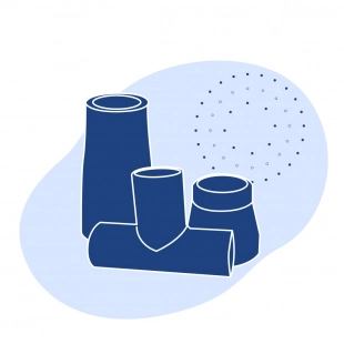 Титановый переход 114х88.9х2.5 мм ВТ1-0 ГОСТ 17375-2001