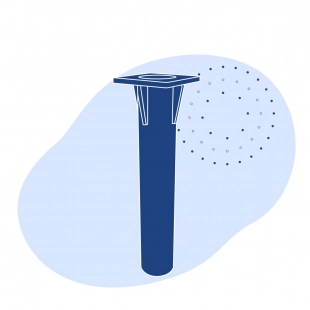 Закладная деталь фундамента ЗДФ-0.159-1.0 ОГКф-10.0